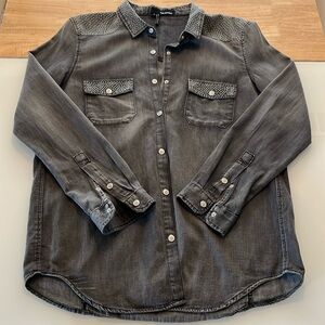 The Kooples Gray Denim shirt